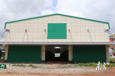 灯塔盆地绿然物流园外墙焕新颜，明年4月试运营助推河源农品走向全国